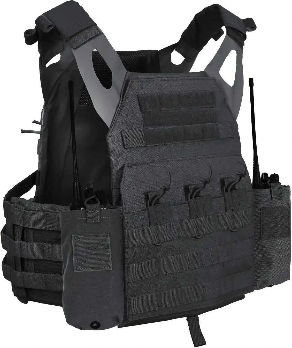 Rothco Lacv (lightweight Armor Carrier Vest) Side Radio Pouch Set - Coyote Brown