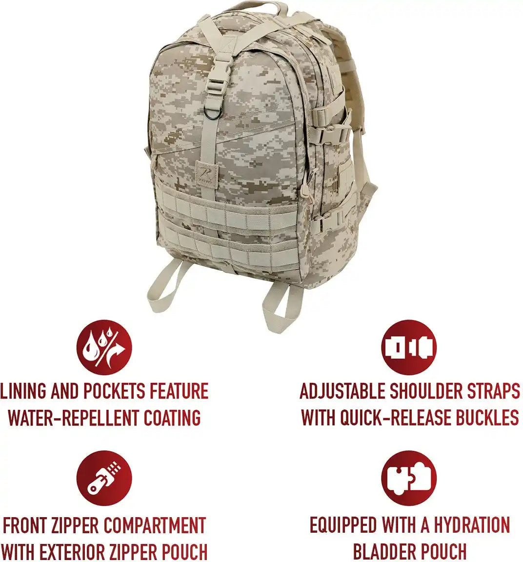 Rothco Large Camo Transport Pack