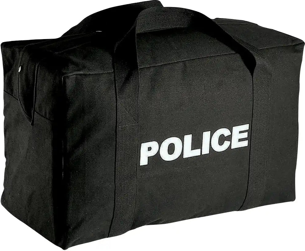 Rothco Large Canvas Police Gear Bag - Black