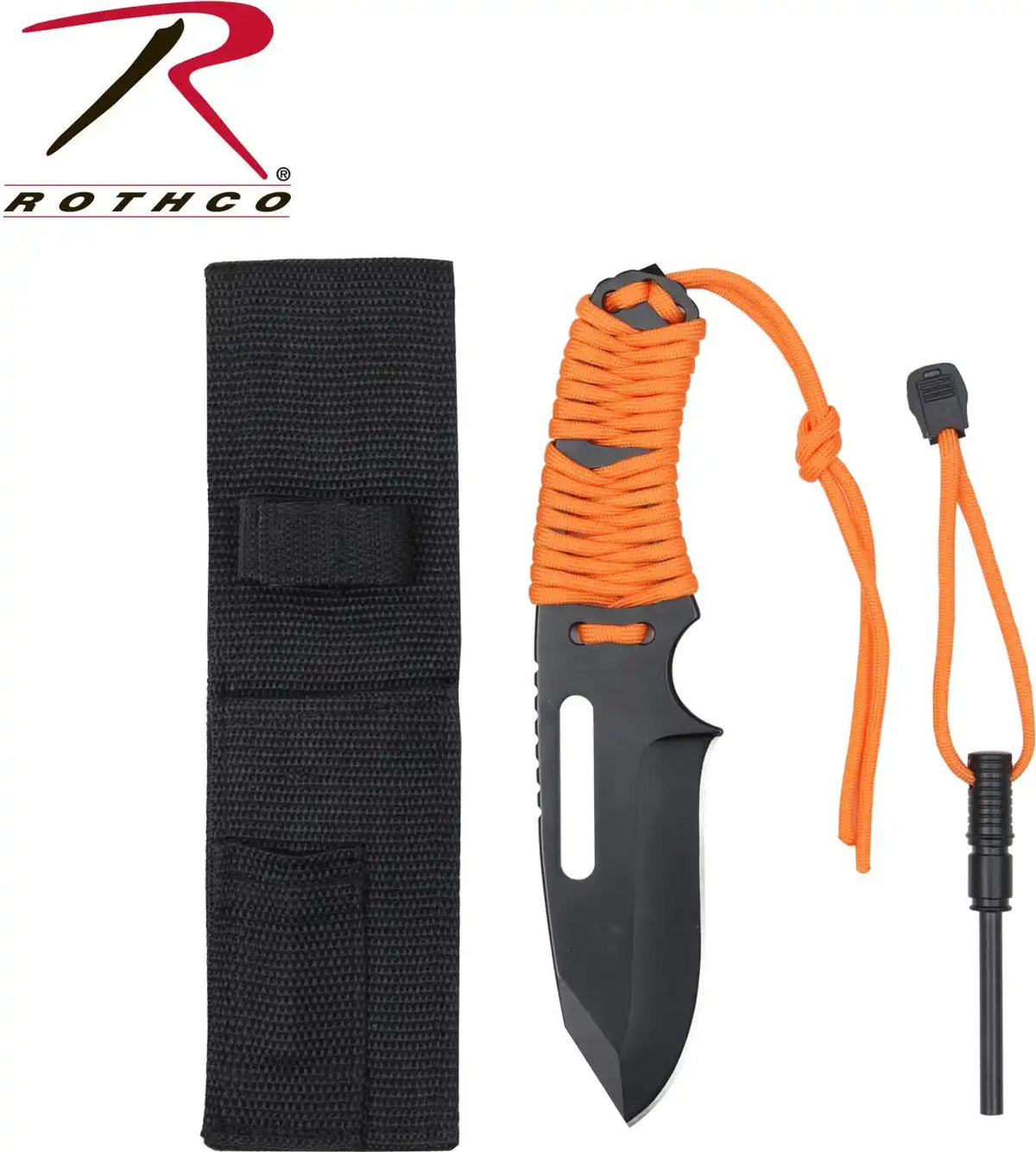 Rothco Large Paracord Knife with Fire Starter