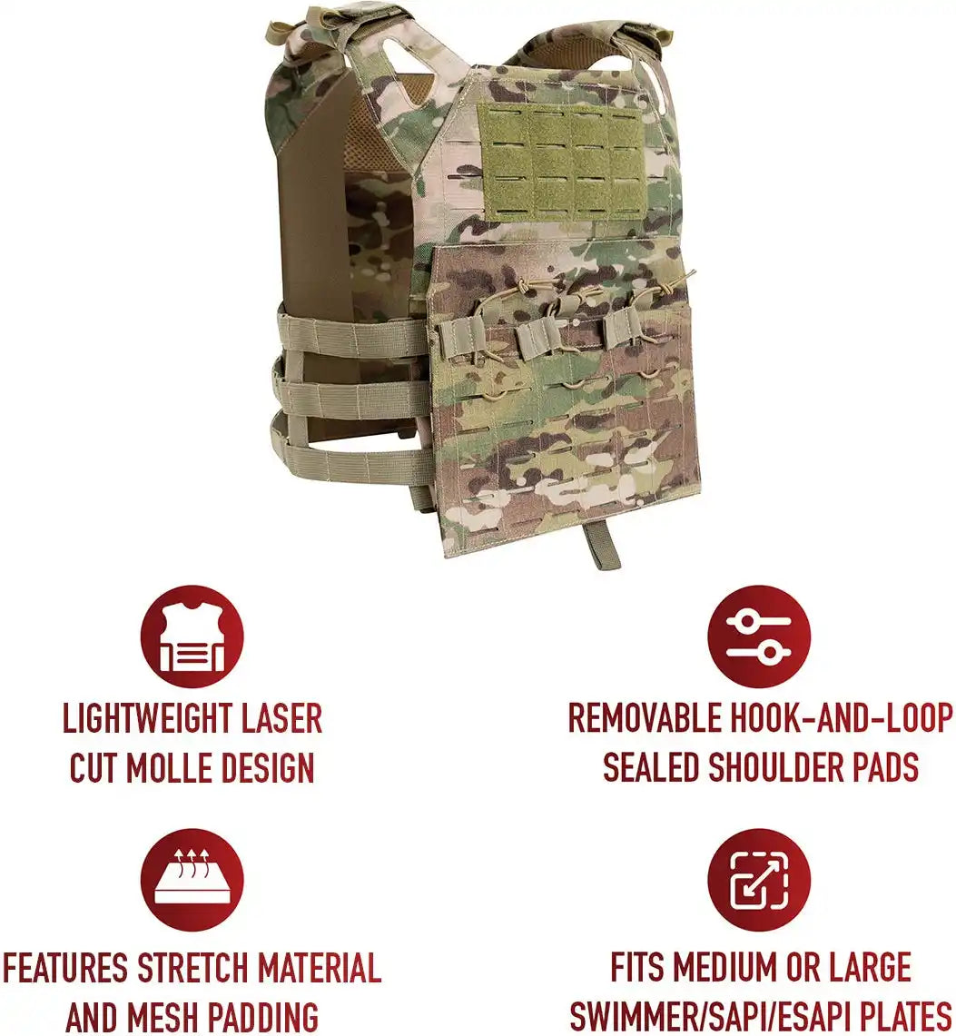 Rothco Laser Cut Molle Lightweight Armor Carrier Vest