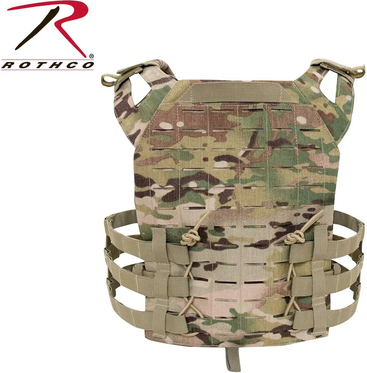 Rothco Laser Cut Molle Lightweight Armor Carrier Vest