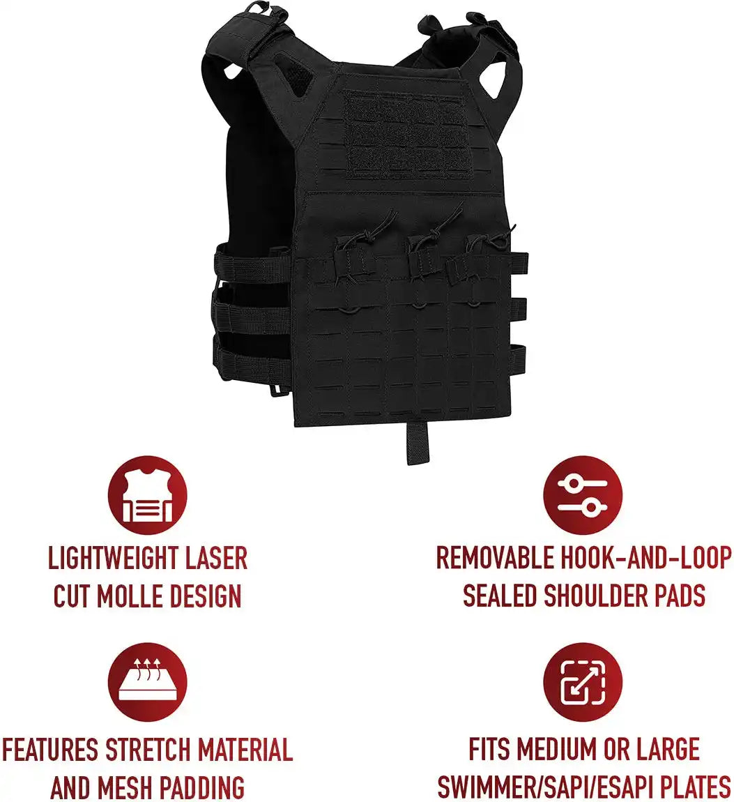 Rothco Laser Cut Molle Lightweight Armor Carrier Vest