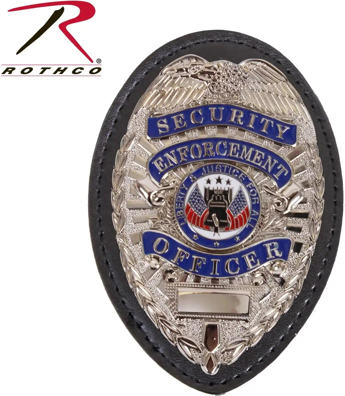 Rothco Leather Clip on Badge Holder