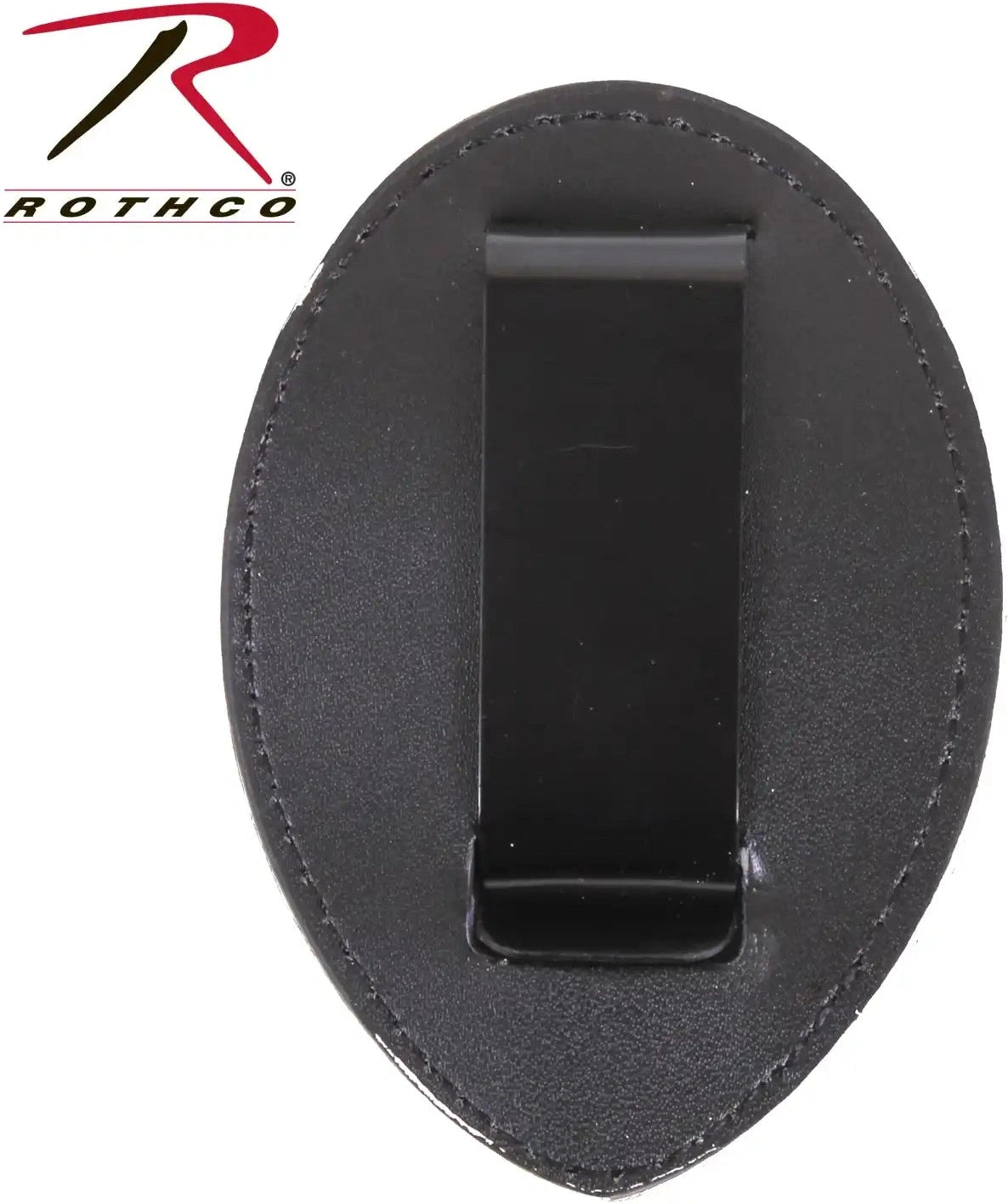 Rothco Leather Clip on Badge Holder