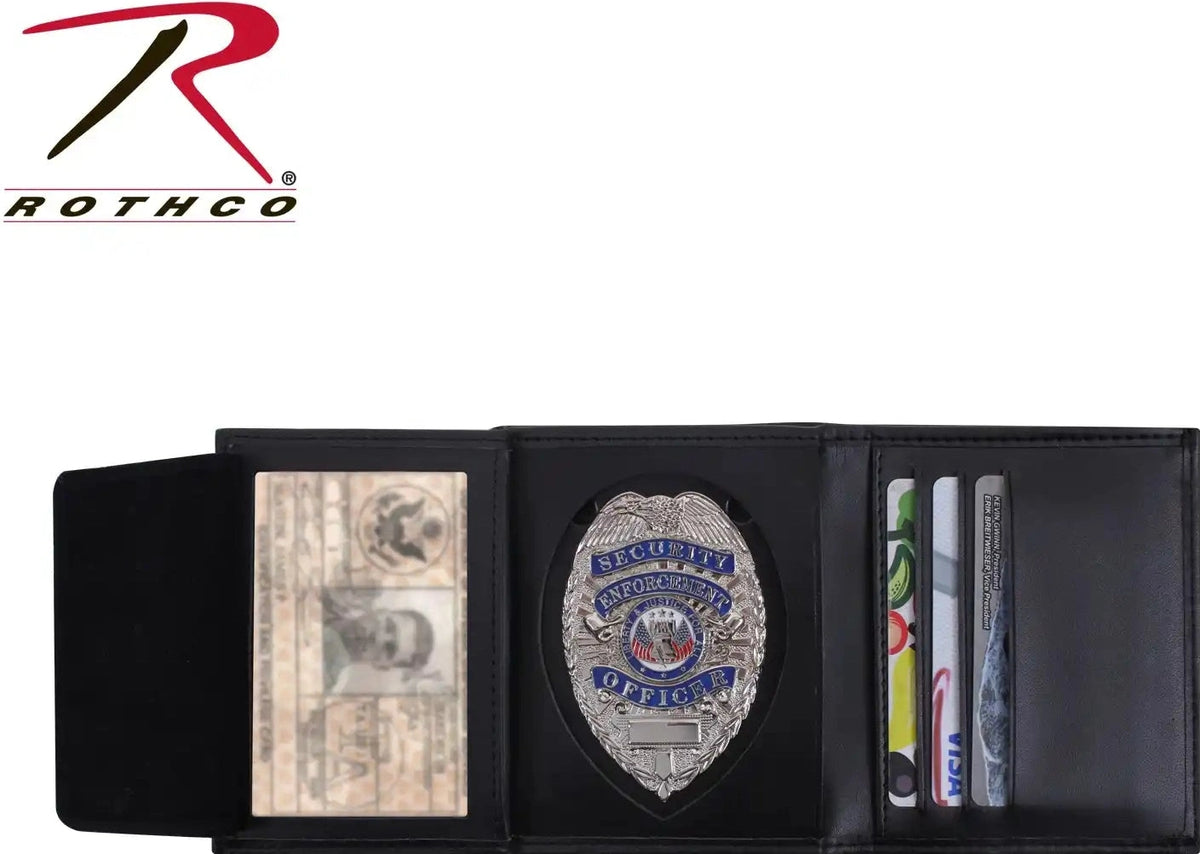 Rothco Leather Id & Badge Wallet