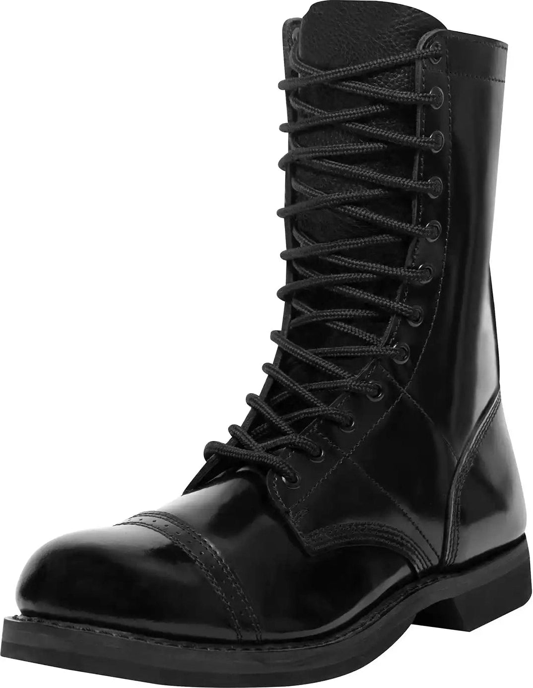 Rothco Leather Jump Boot 10 Inch Black / 6