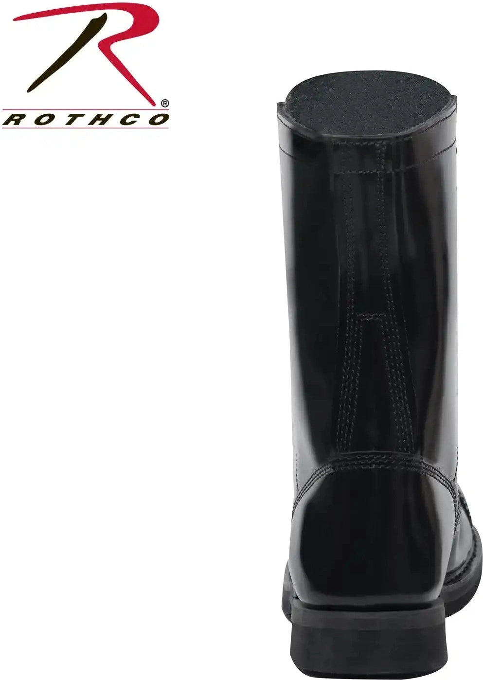 Rothco Leather Jump Boot 10 Inch Black / 6