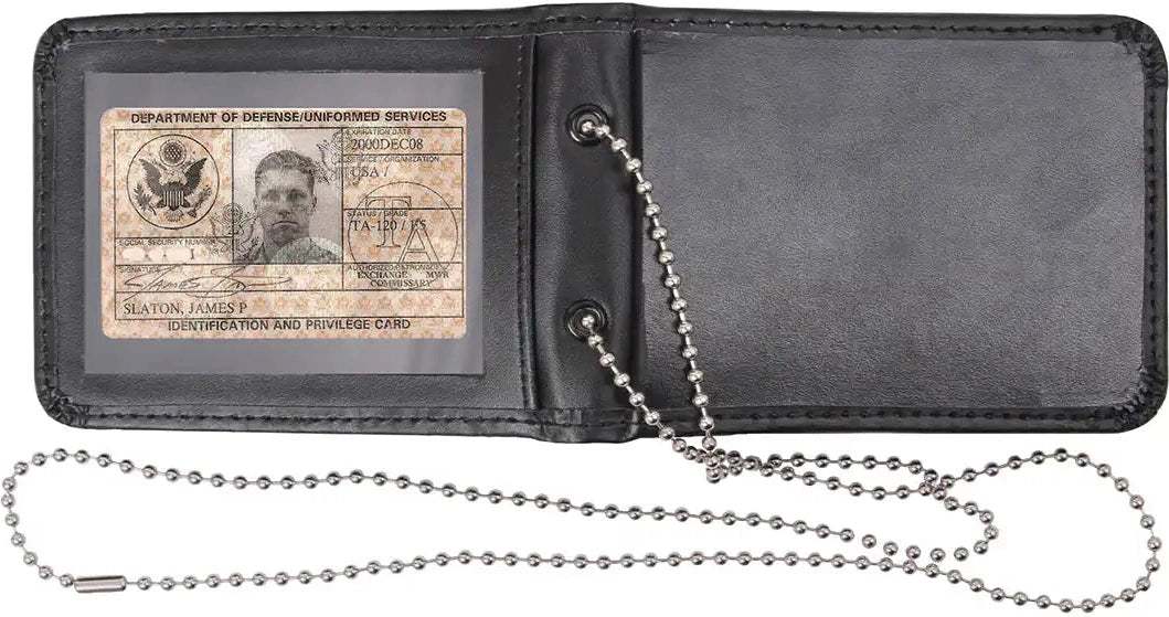 Rothco Leather Neck Identification Holder