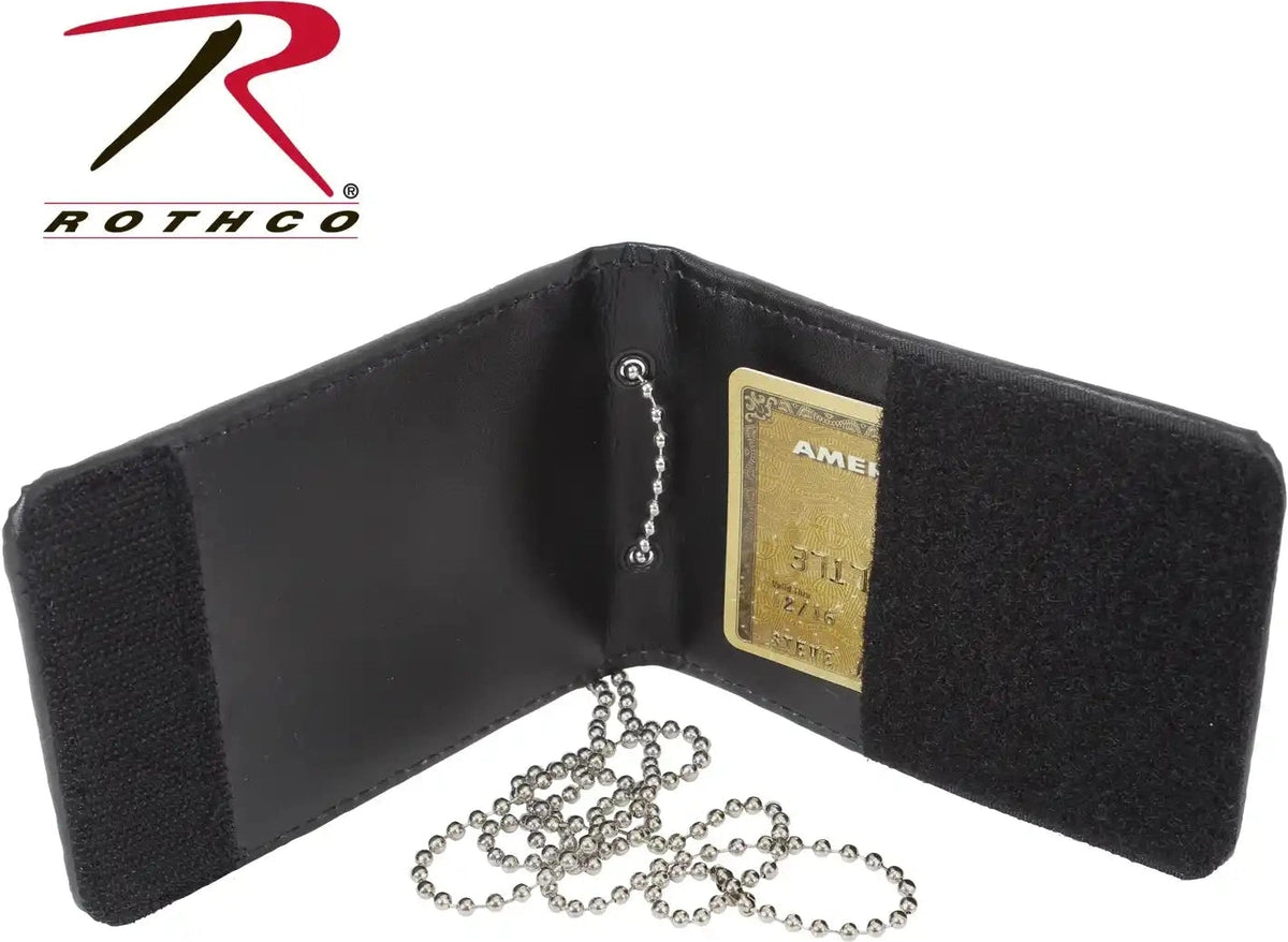 Rothco Leather Neck Identification Holder