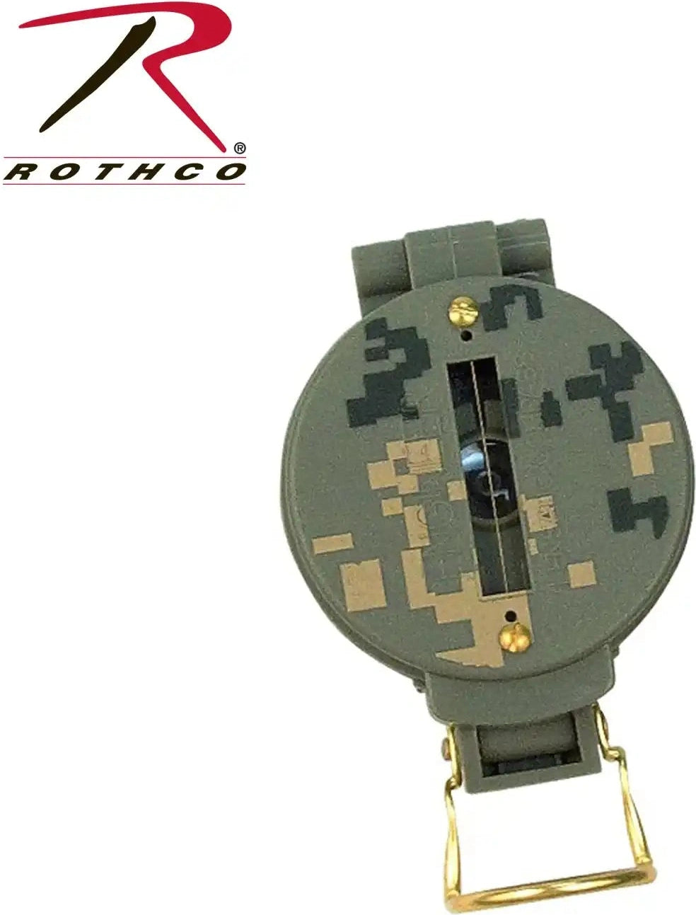 Rothco Lensatic Camo Compass Woodland