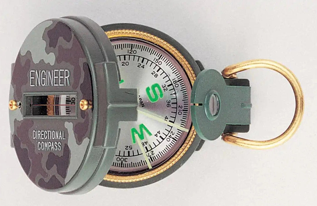Rothco Lensatic Camo Compass Woodland