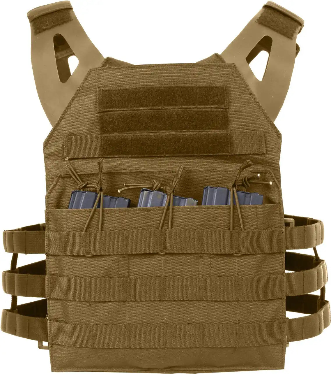 Rothco Lightweight Armor Plate Carrier Vest Coyote Brown / Regular