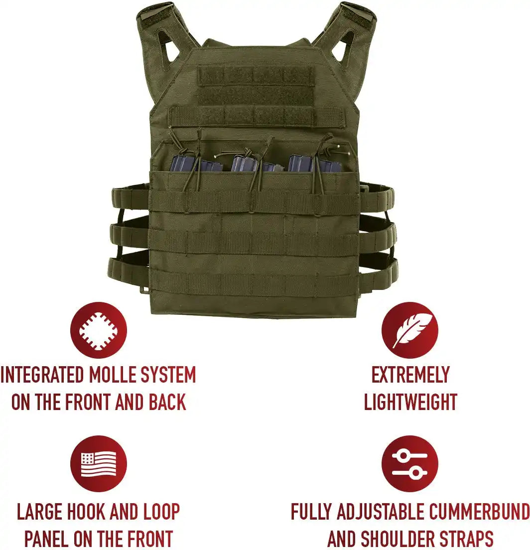 Rothco Lightweight Armor Plate Carrier Vest