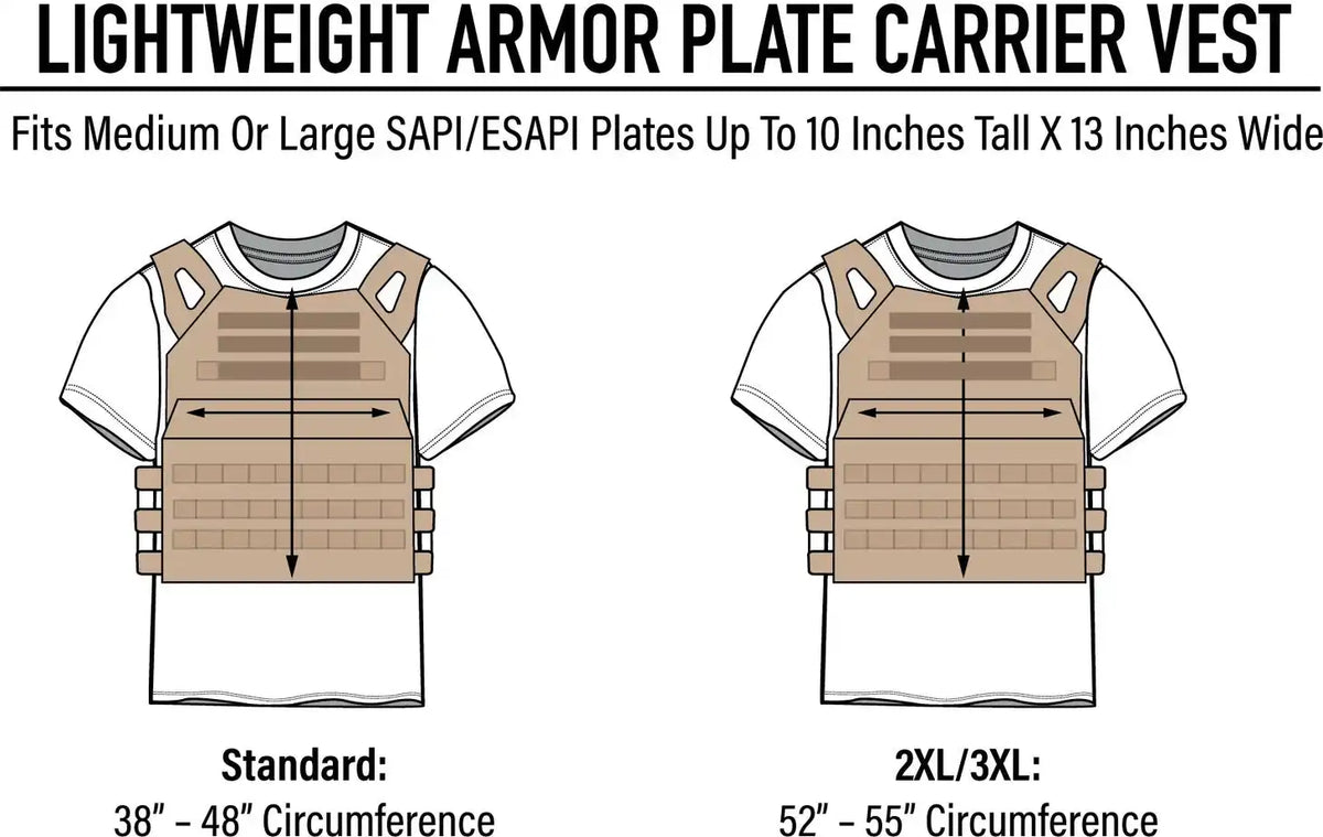 Rothco Lightweight Armor Plate Carrier Vest
