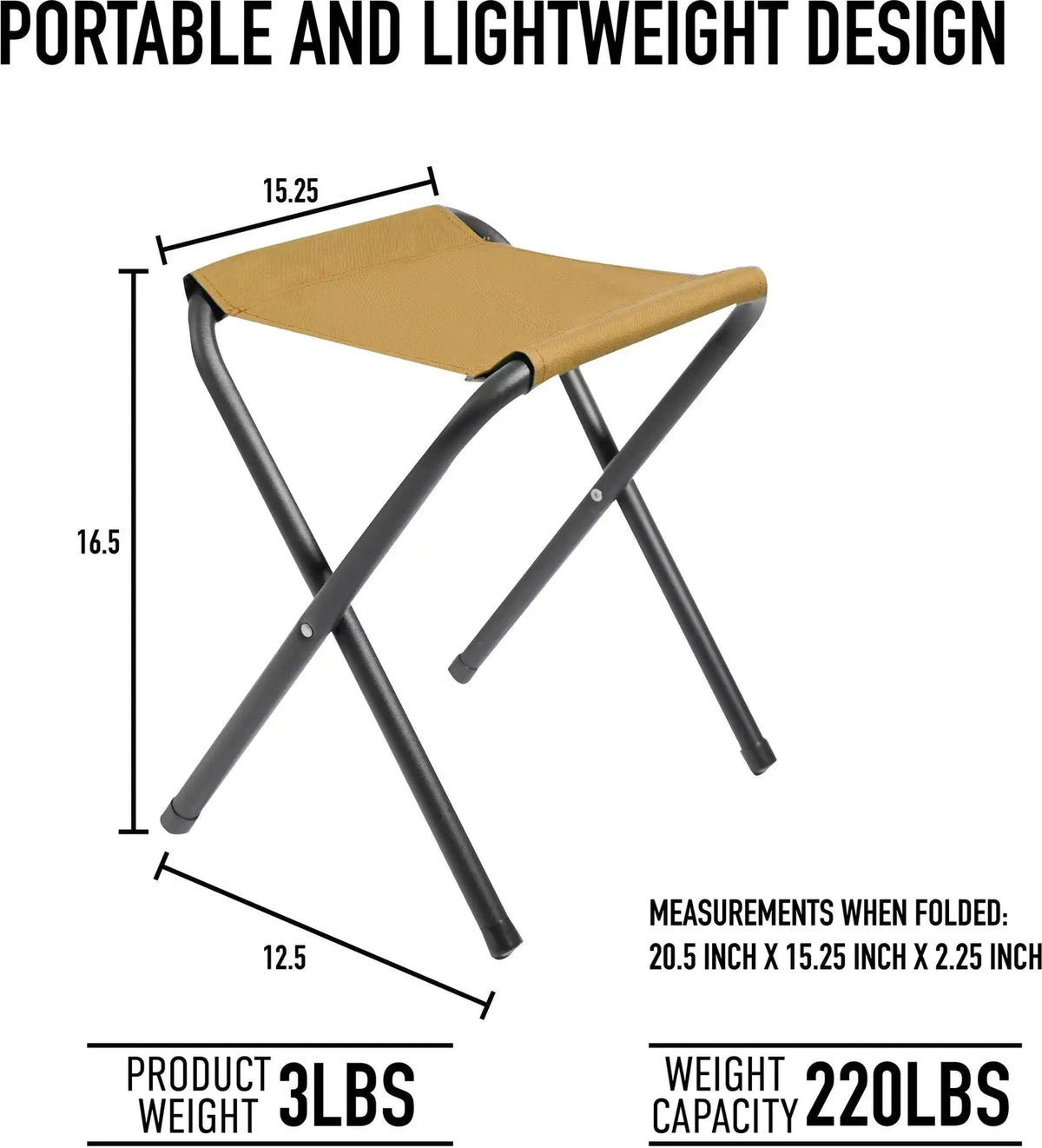 Rothco Lightweight Folding Camp Stool