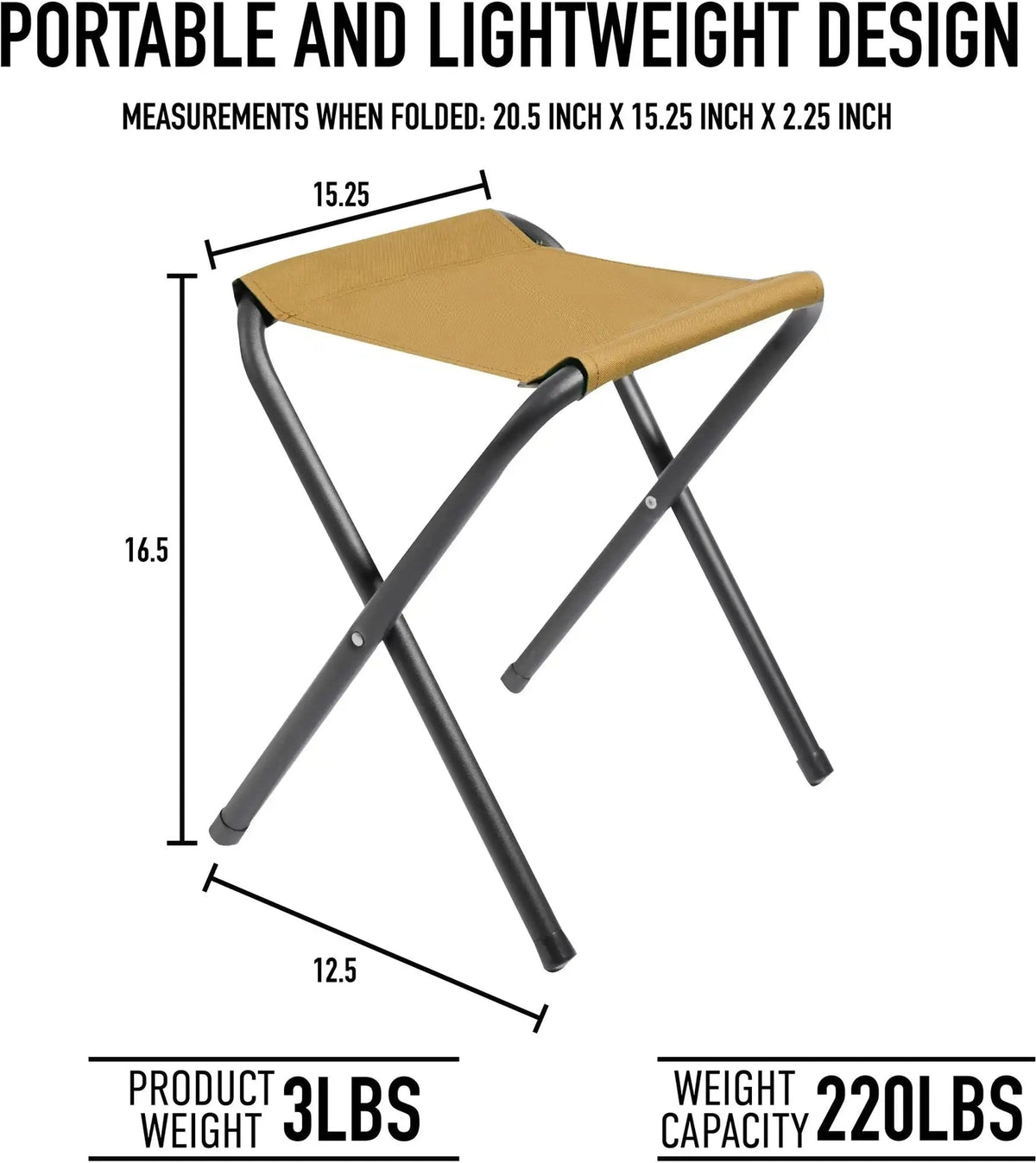 Rothco Lightweight Folding Camp Stool