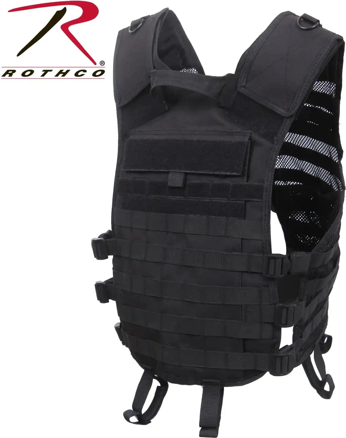 Rothco Lightweight Molle Utility Vest Black