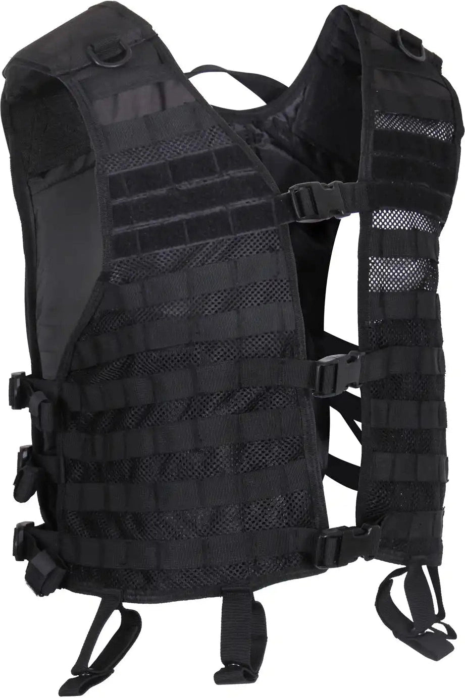 Rothco Lightweight Molle Utility Vest Black