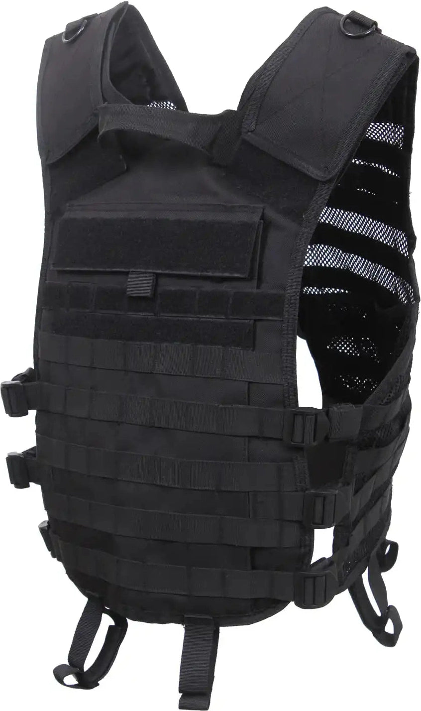 Rothco Lightweight Molle Utility Vest Black