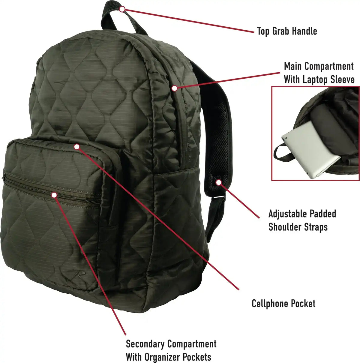 Rothco Lightweight Woobie Backpack