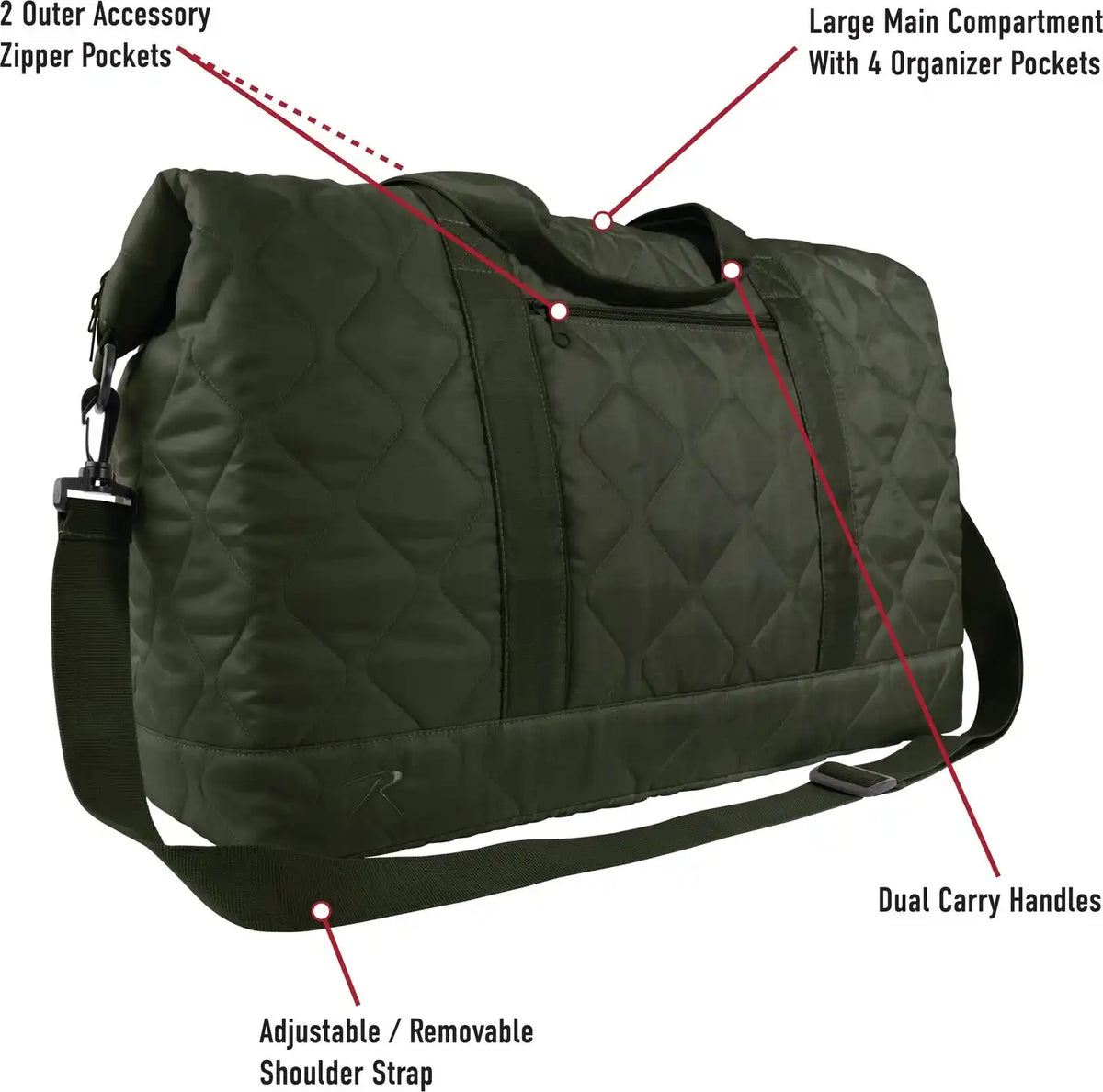 Rothco Lightweight Woobie Weekender Bag