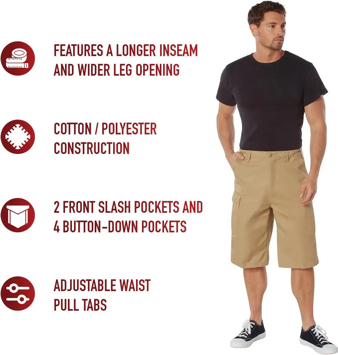 Rothco Long Length Bdu Shorts