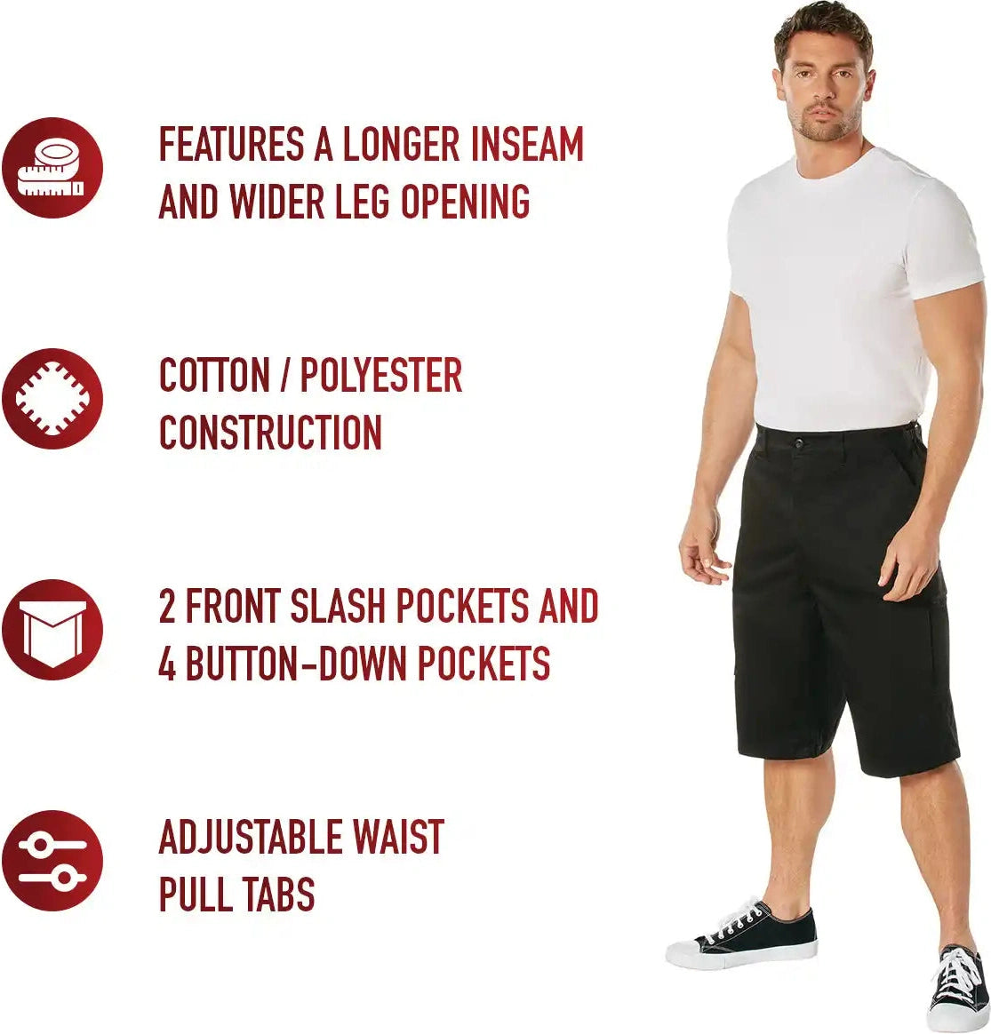 Rothco Long Length Bdu Shorts