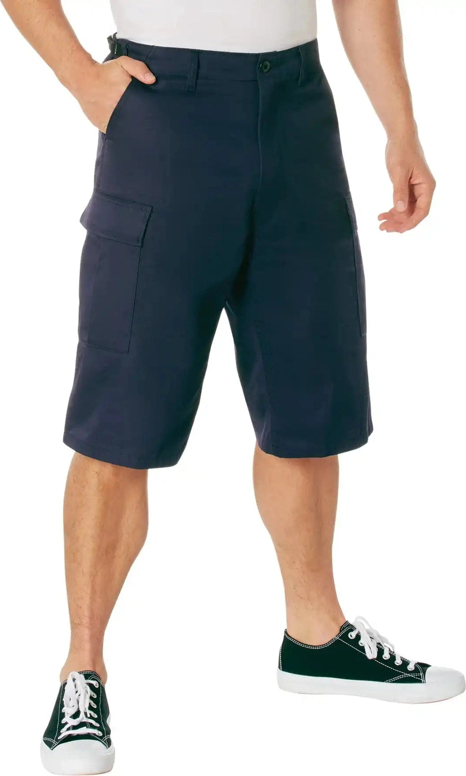 Rothco Long Length Bdu Shorts - Navy Blue / s