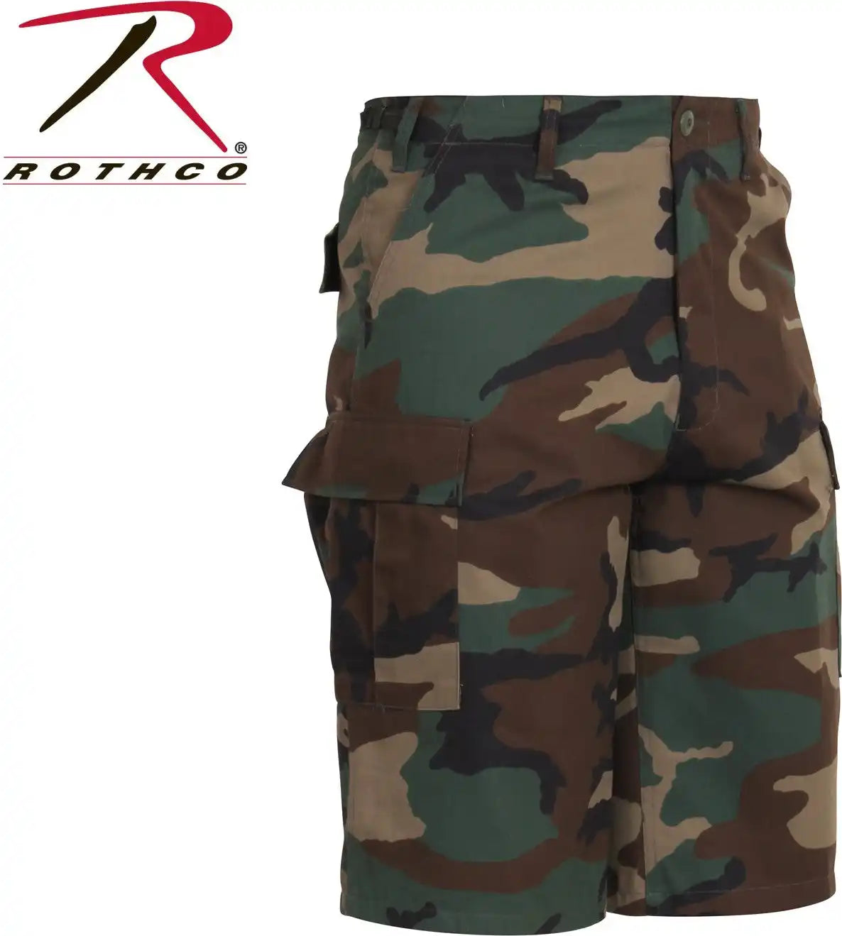 Rothco Long Length Camo Bdu Shorts