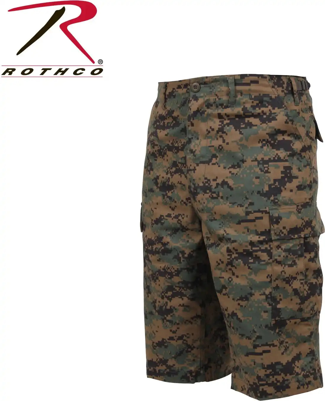 Rothco Long Length Camo Bdu Shorts