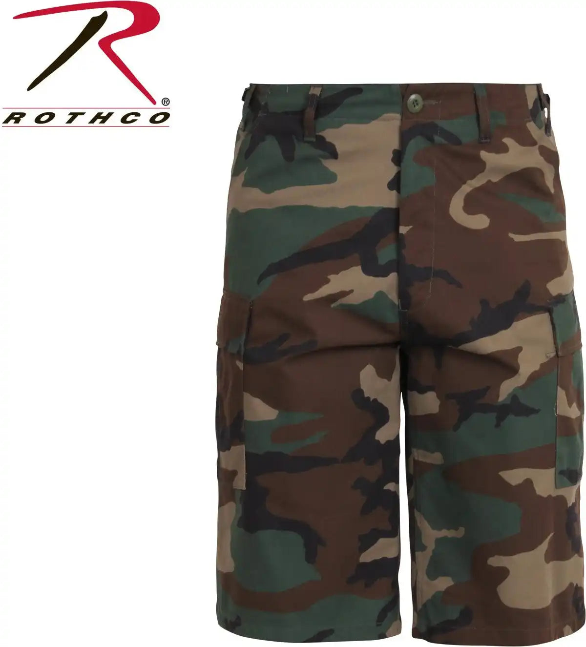Rothco Long Length Camo Bdu Shorts