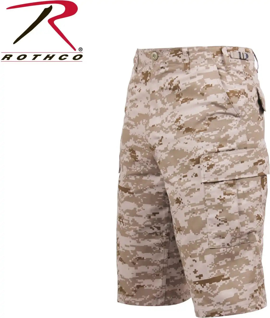 Rothco Long Length Camo Bdu Shorts
