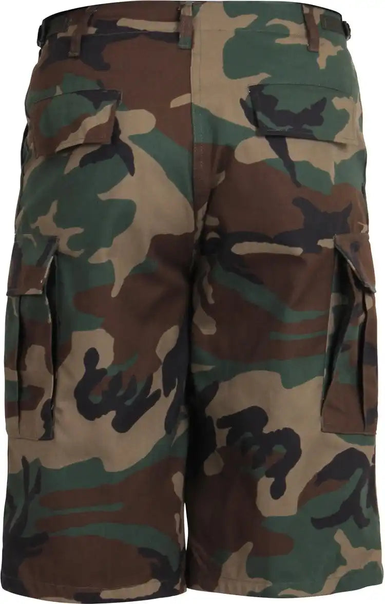 Rothco Long Length Camo Bdu Shorts