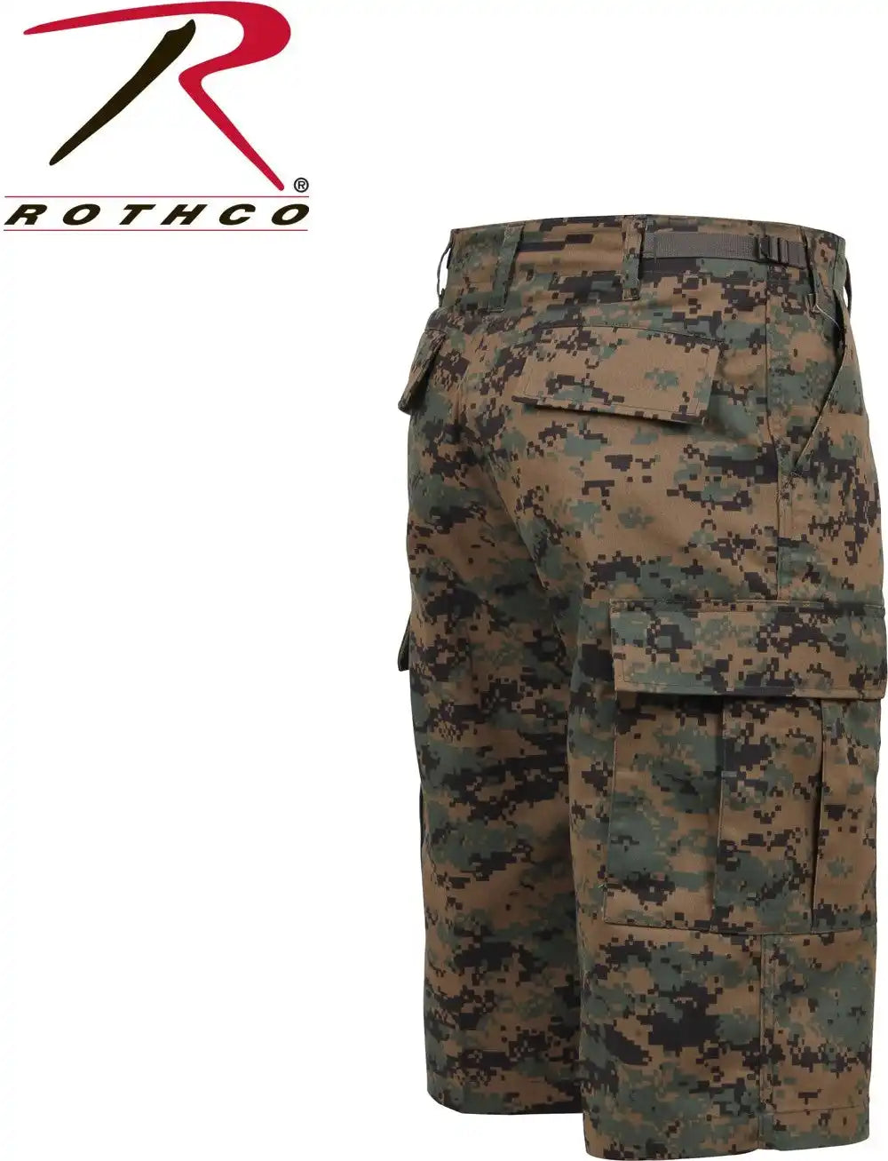 Rothco Long Length Camo Bdu Shorts
