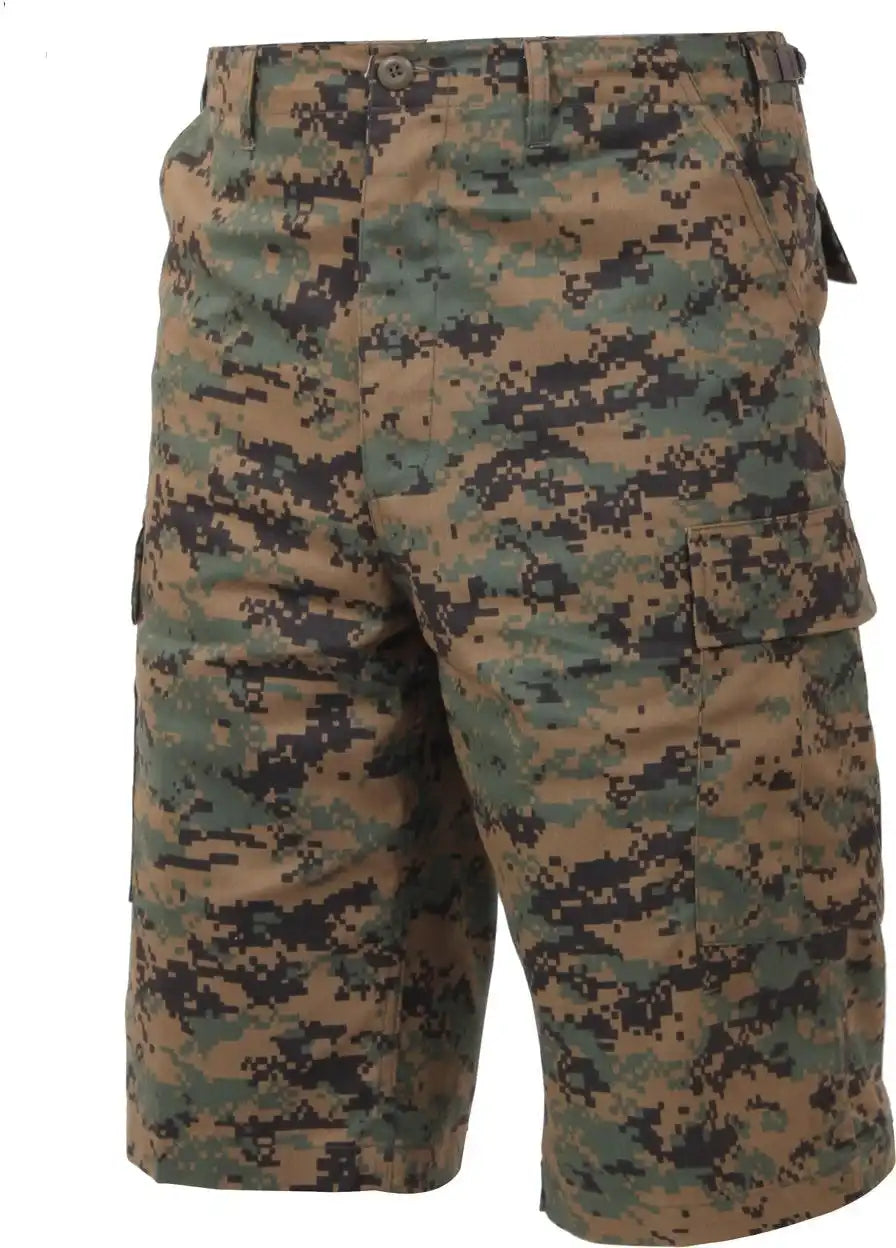 Rothco Long Length Camo Bdu Shorts