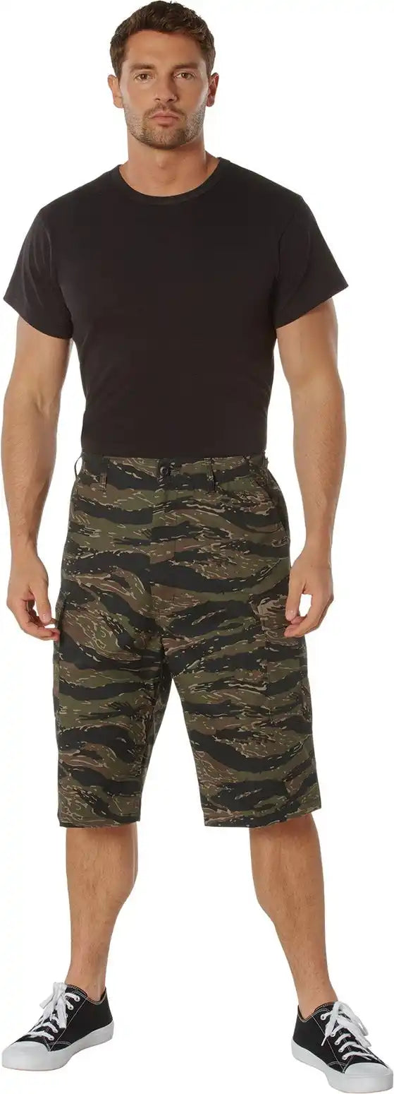 Rothco Long Length Camo Bdu Shorts