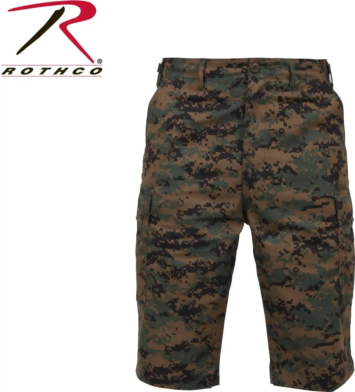 Rothco Long Length Camo Bdu Shorts