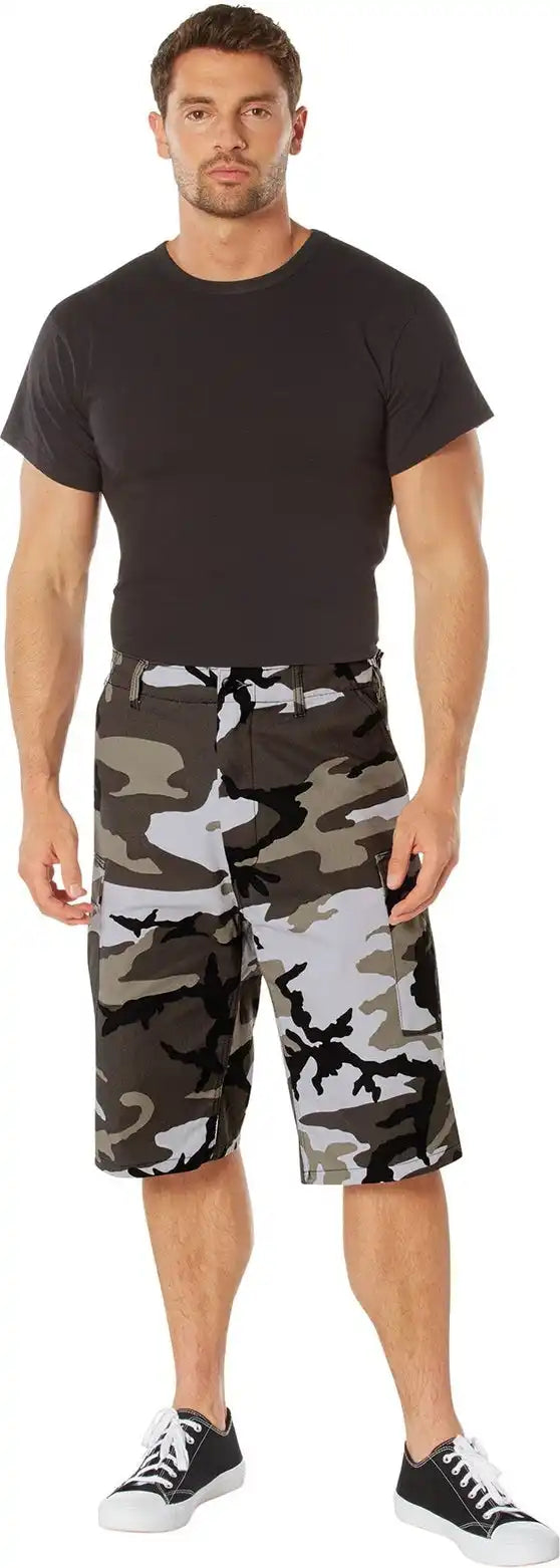 Rothco Long Length Camo Bdu Shorts