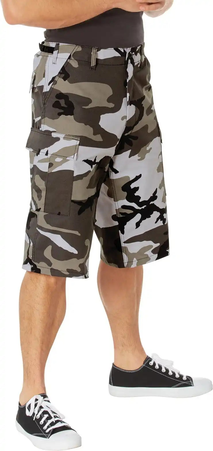 Rothco Long Length Camo Bdu Shorts