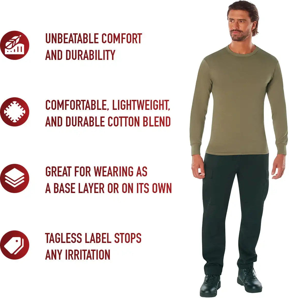 Rothco Long Sleeve Solid T-shirt