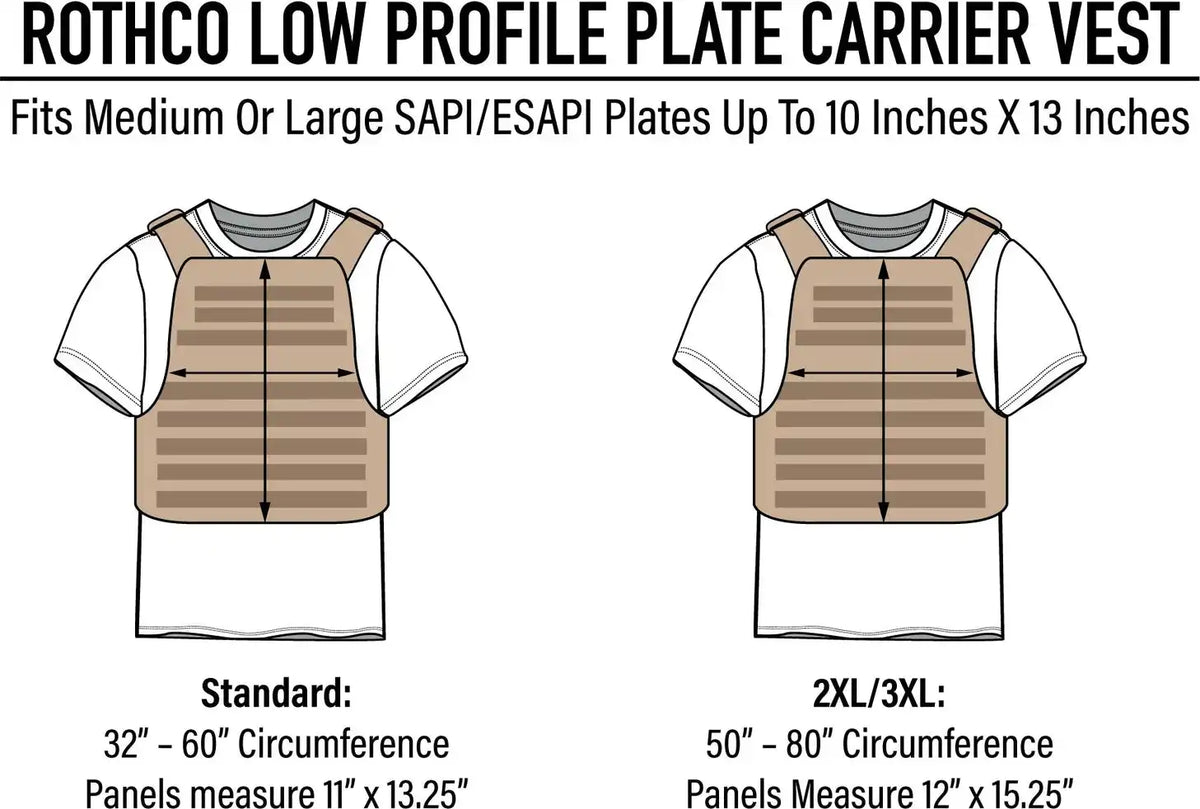Rothco Low Profile Plate Carrier Vest