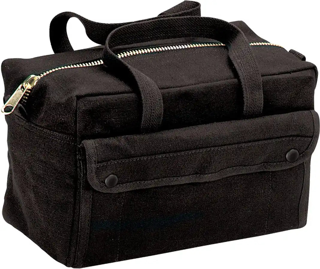 Rothco Mechanics Tool Bag with Brass Zipper Black