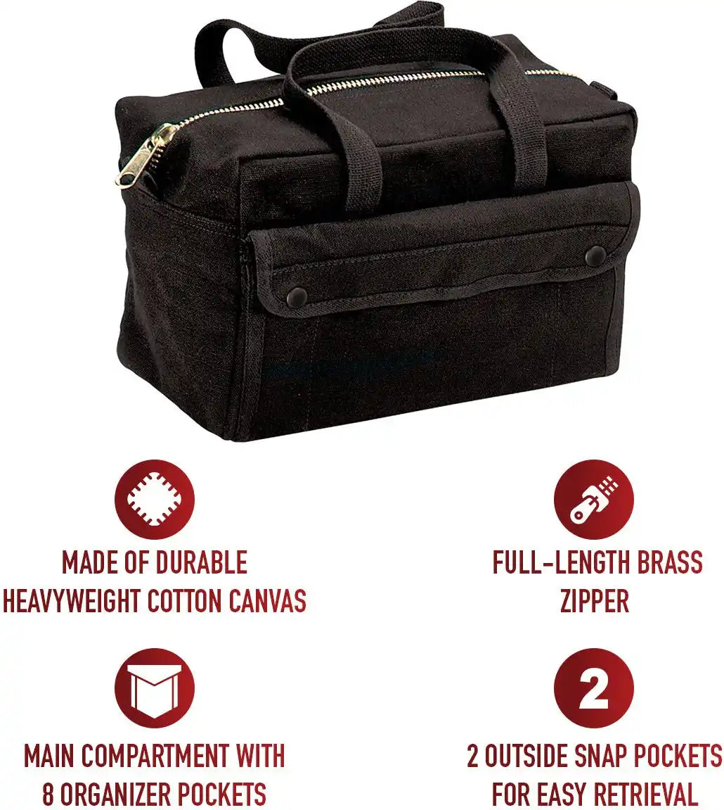 Rothco Mechanics Tool Bag with Brass Zipper