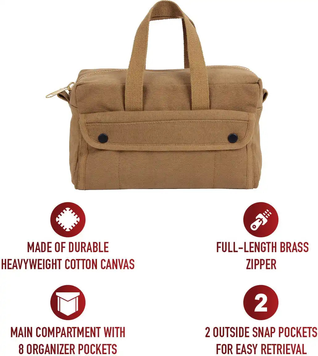 Rothco Mechanics Tool Bag with Brass Zipper