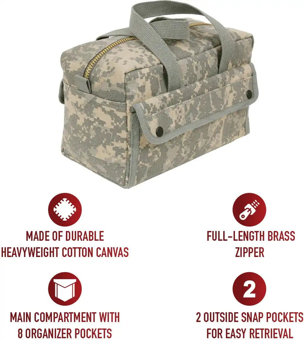 Rothco Mechanics Tool Bag with Brass Zipper