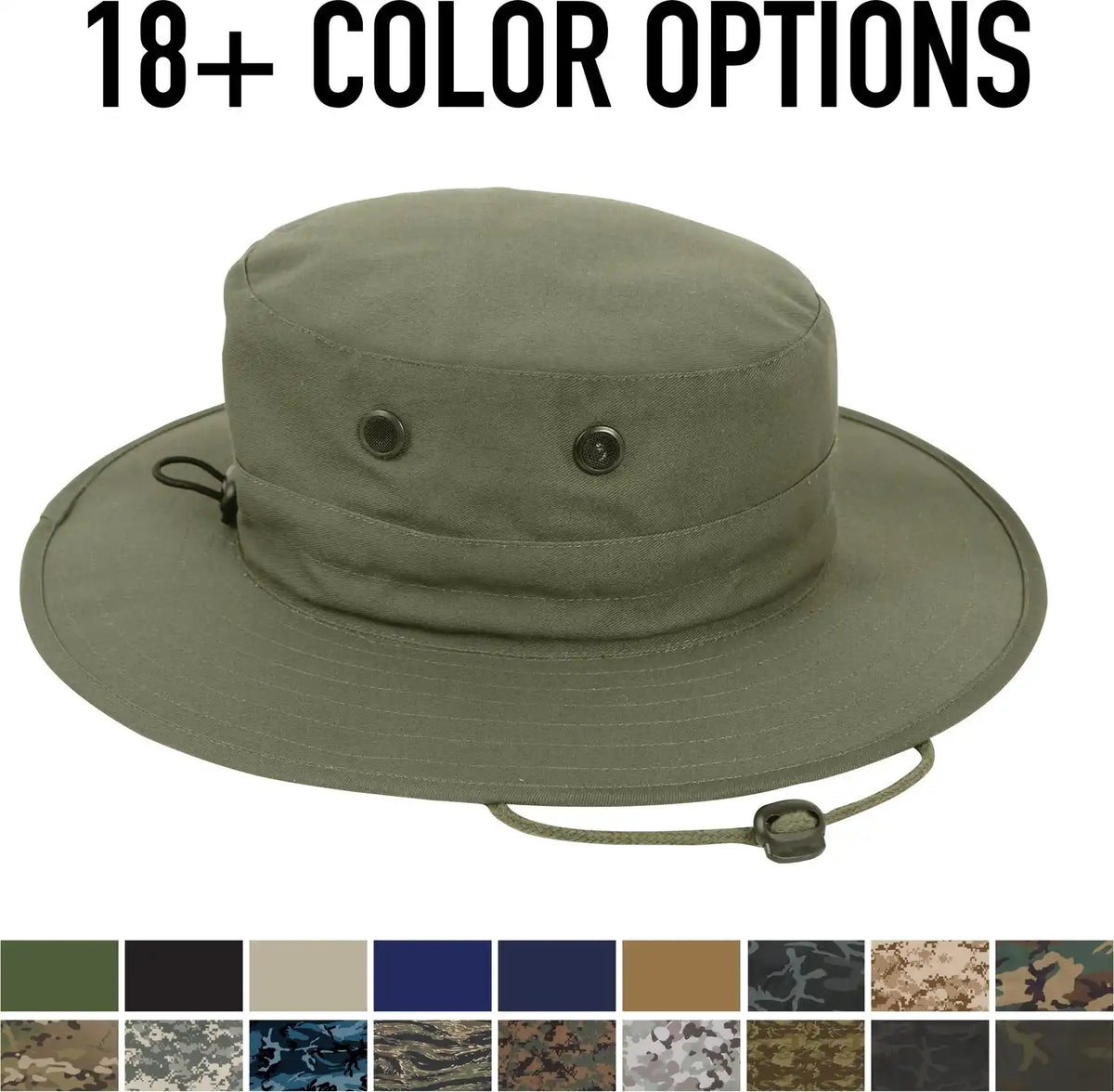 Rothco Midnight Camo Adjustable Boonie Hat
