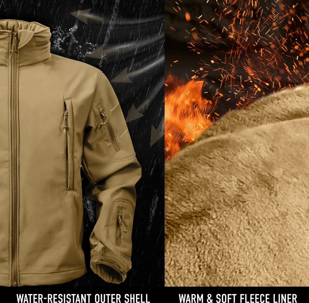 Rothco Midnight Camo Special Ops Soft Shell Jacket