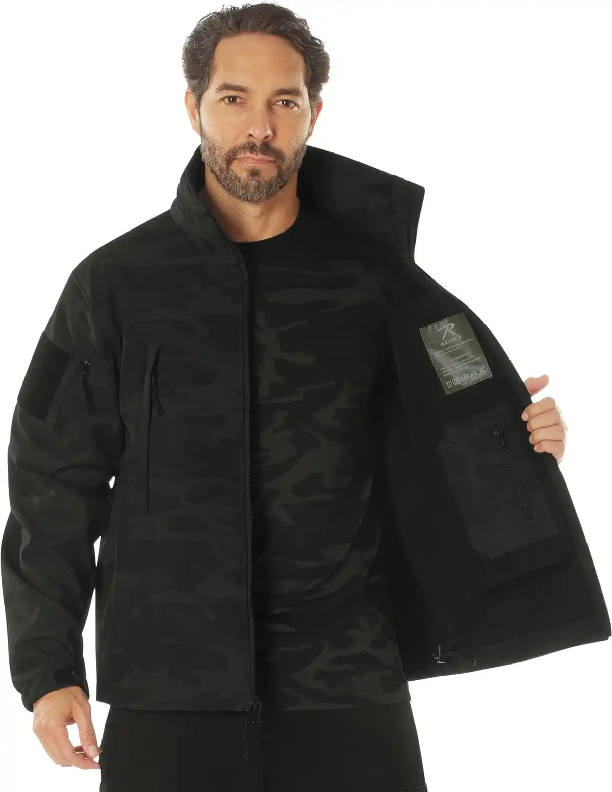Rothco Midnight Camo Special Ops Soft Shell Jacket