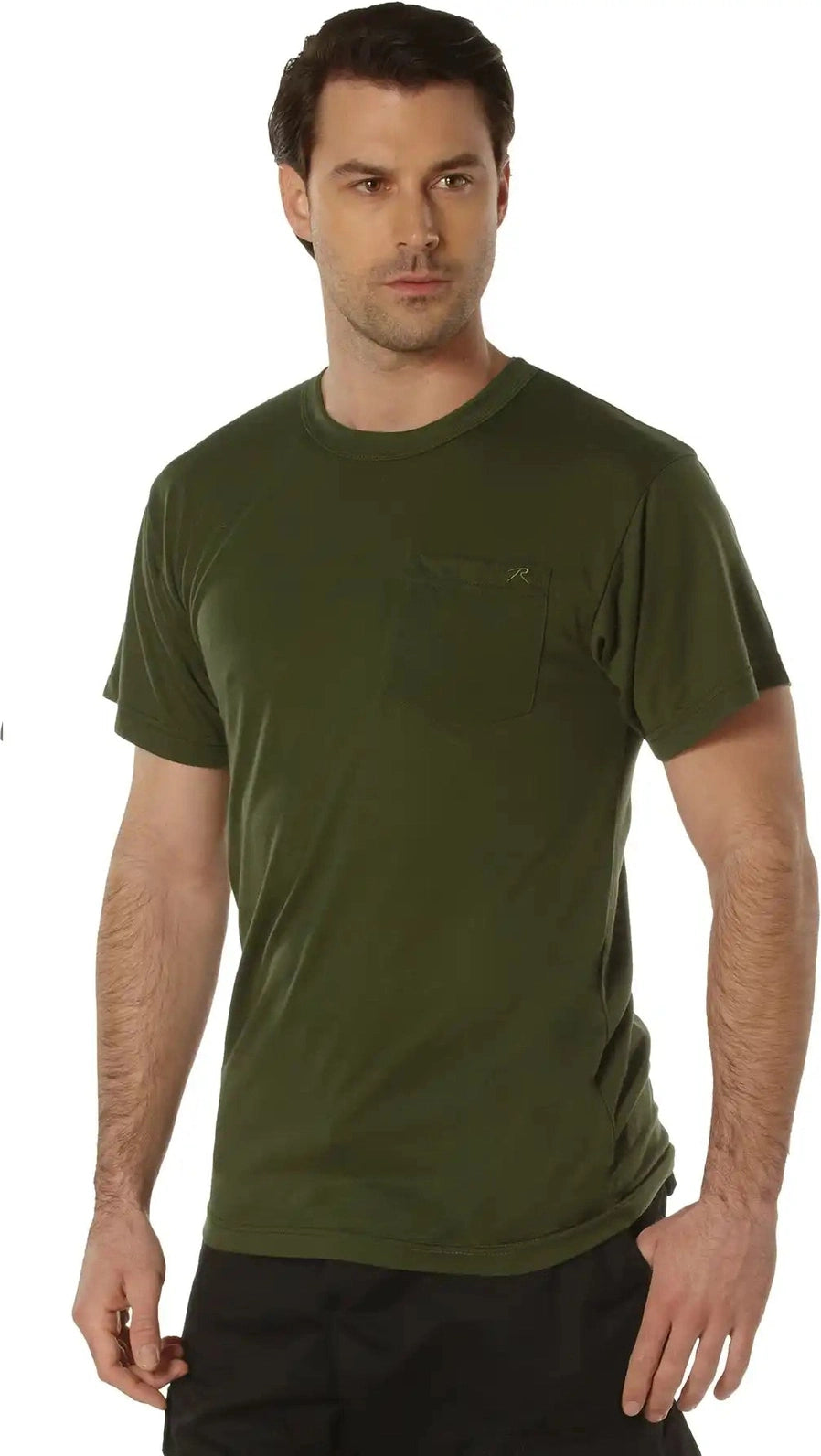 Rothco Moisture Wicking Pocket T-shirt - Olive Drab / s